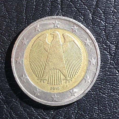2010 F Germany 2 euro coin with letter F, RARE COIN very fine condition - Picture 3 of 8