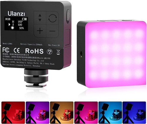 Ulanzi VL49 Pro RGB Camera Mini Led Video Light 2500K-9000K Full Color Lighting - Picture 5 of 16