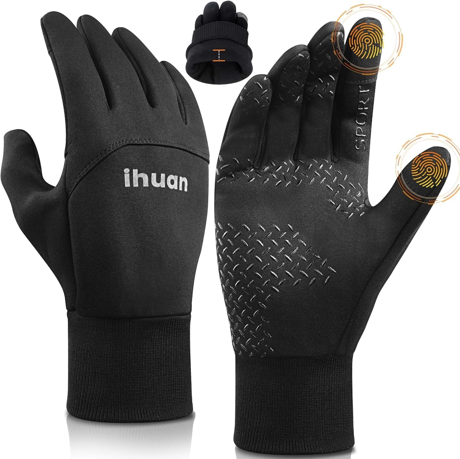 Winter Gloves for Men Women - Waterproof Warm Glove for Cold Weather, Thermal Gl-image