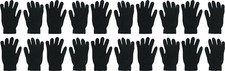 Adults Gloves 10 pairs Clean Hands Protection Healthy Washable Bargain