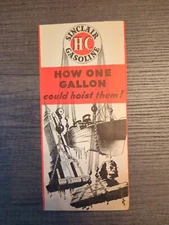 Sinclair Gasoline - How One Gallon Could Hoist Them Brochure 1934 (5V)