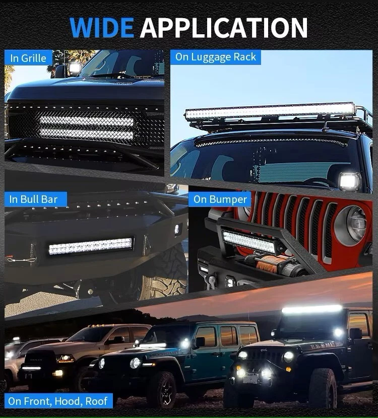 Barra de Luz LED 20 Pulgadas RGB / blanco, interruptor, relé Foto 3 de 4