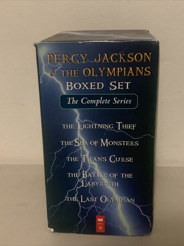 PERCY JACKSON Komplett 5 (#1-5) Set Original Taschenbuch Boxen Set Bücher 1. - Bild 3 von 24