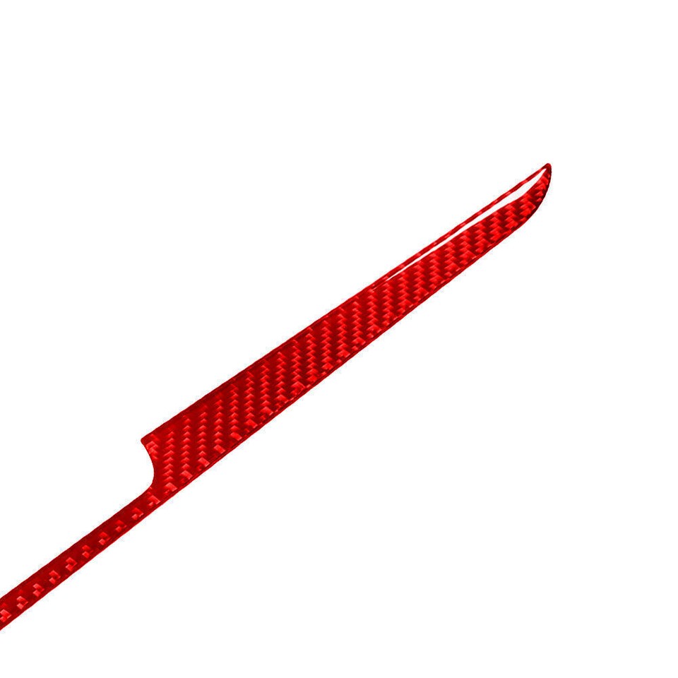 Vehicle Carbon Fiber Front lower door trim Sticker For Toyota Camry 2pc