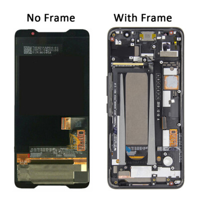 Original For 6'' ASUS ROG 1 Phone ZS600KL LCD Display Touch Screen Digitizer W/Fr