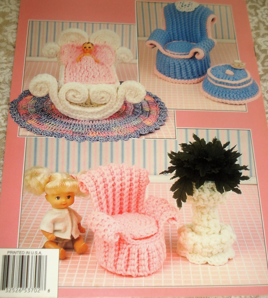 2 Annie's Attic Fashion Doll Crochet Patterns MOTHER'S CORNER & THE ATTIC Toys - Image 3 of 4