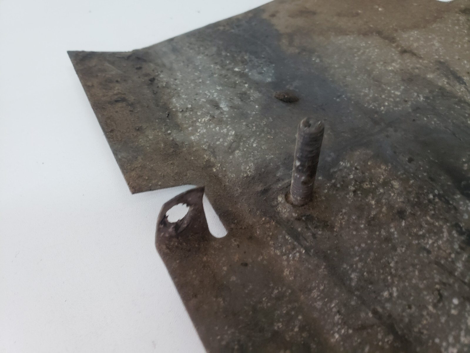 OEM Chevy Corvair Left LH Trunk Corner Cover Panel w/ Stud