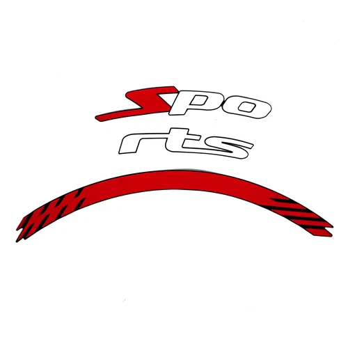 Juegos de calcomanías de goma para DEPORTES 1,25" 15"-24" EE. UU. pegatinas permanentes para letras de neumáticos - Imagen 2 de 6