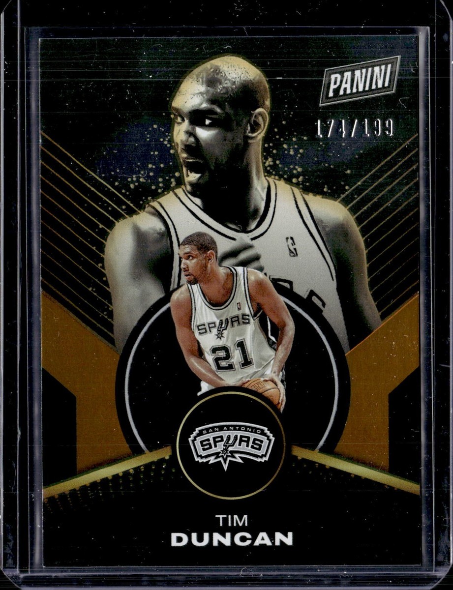 2024-25 Panini Player of the Day #51 Tim Duncan Highlight Orange