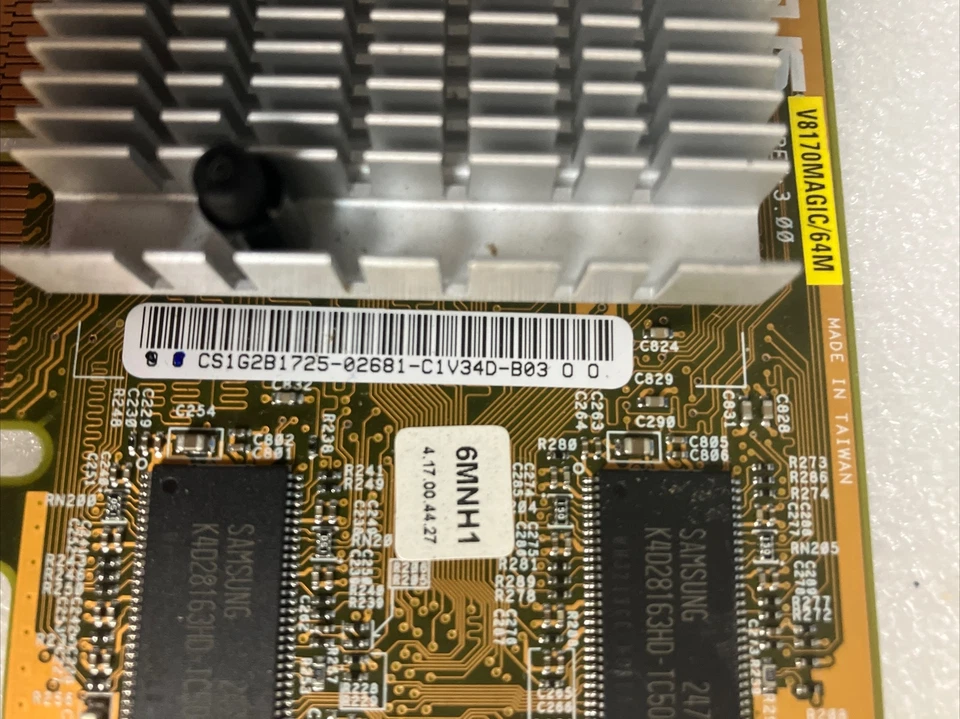 ~ Asus GeForce 5187-1531 64MB VGA Composite S-Video AGP Video Graphics Card - Image 3 of 4