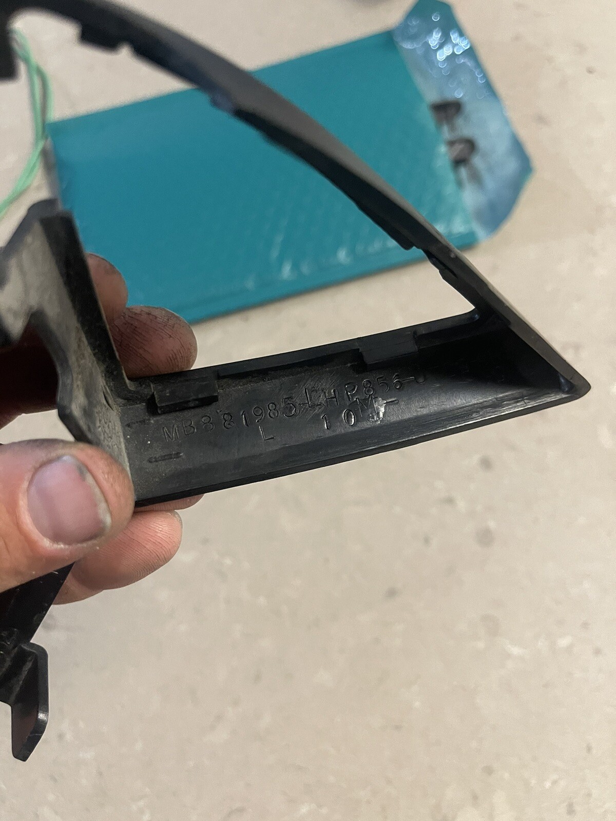 Mitsubishi OEM 95-99 Eclipse Door Side Rear View Mirror-cover Left  