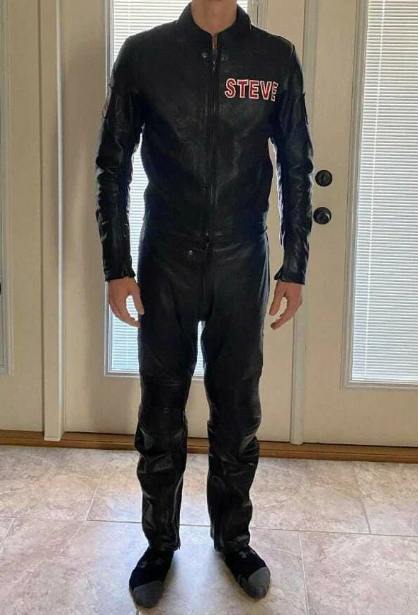 Full leather motorcycle best sale suit