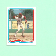 (1) MIKE SCHMIDT 1985 FLEER MINI STICKER # 78 PHILLIES  NM CARD (N1434)