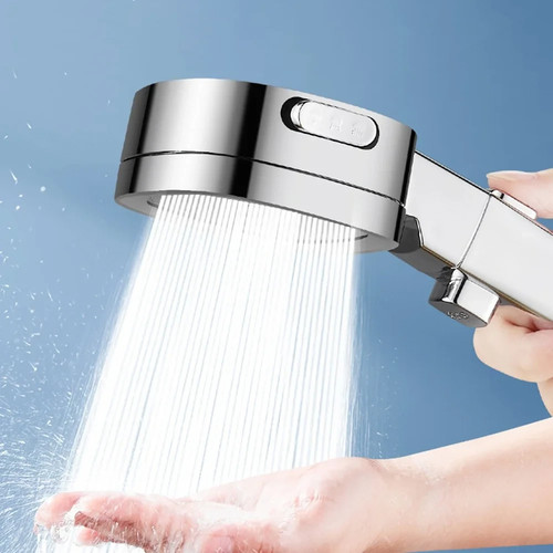 Spruzzatore potenziatore potenza doccia portatile bagno filtro soffione doccia - Foto 14 di 20