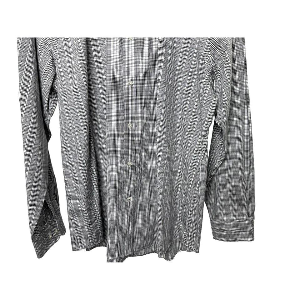 Ryan Seacrest Slim Fit Non-Iron Long Sleeve Button Down Shirt Men's Sz 17 34/35 - Image 4 of 4