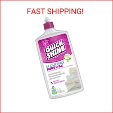 Quick Shine Pure Floor Wax 27oz | A Buffable, Waterproof Finish for Regular and