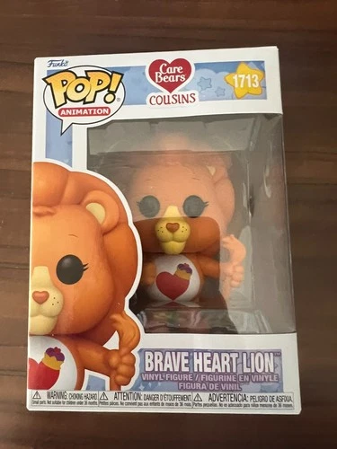 BRAVE HEART LION Care Bears Cousins Funko POP! Animation #1713 Vinyl Figure NEW