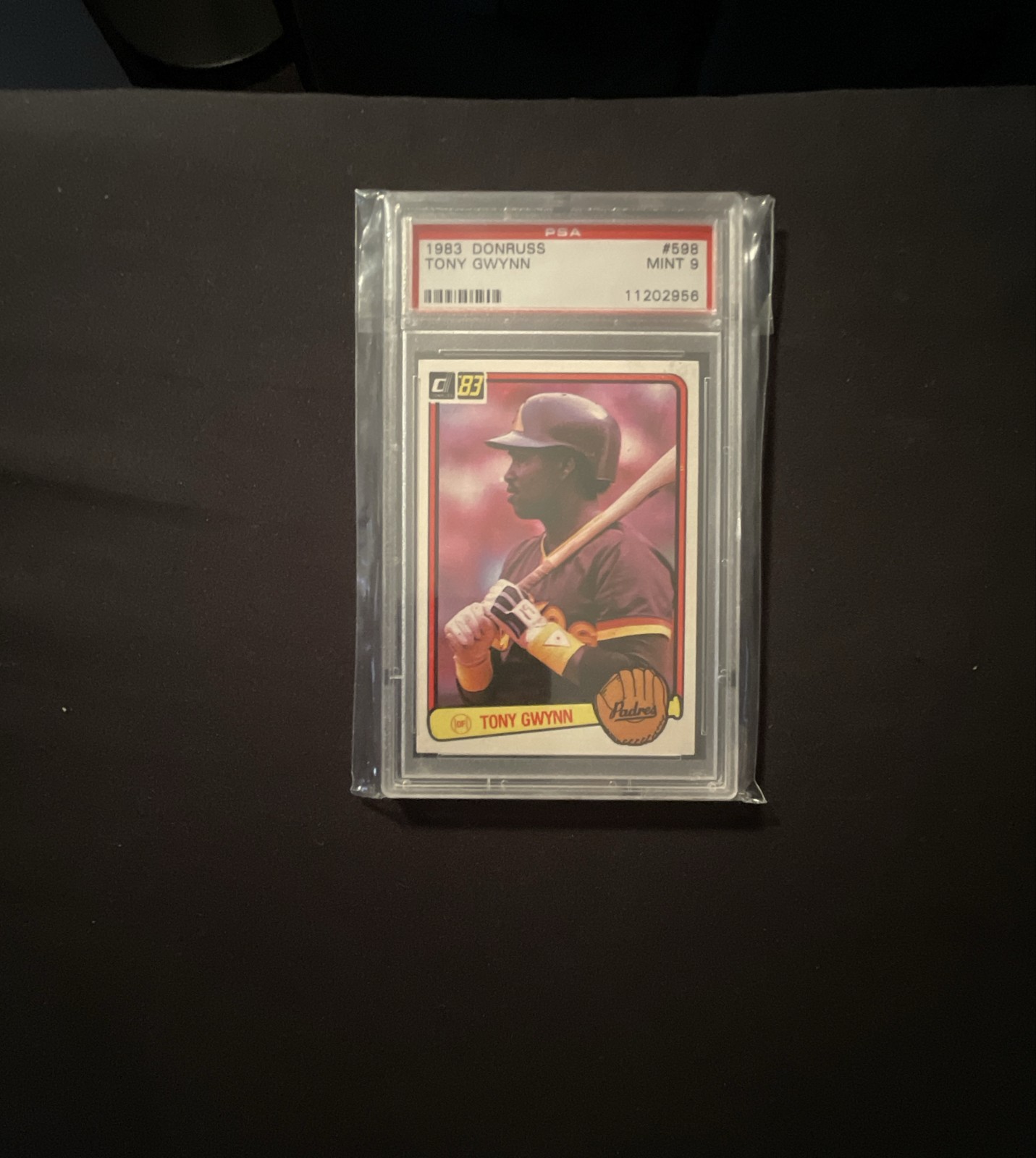 1983 Donruss - Tony Gwynn #598 (RC) PSA 9