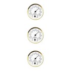 Set of 3 Room Temperature Monitor Hygrometer Analog Hygrothermograph