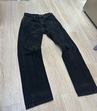 Vintage 90s Levis 501 Black Jeans Mens 31x30 Made in USA 501-0658 Button Fly