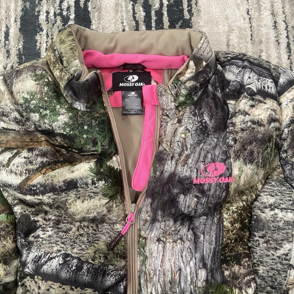 Chaqueta Mossy Oak 2XL Niñas Camuflaje Caza Caza Aire Libre Abrigo de Montaña Foto 4 de 4