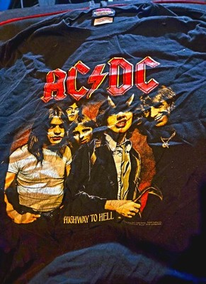 Vintage Y2K AC/DC ACDC Highway to Hell 2003 Artimonde Band T Shirt Mens XL