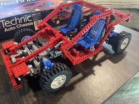 Vintage Lego Technic Sets 8865 Auto Chassis And 8020 100% Complete With Manuals
