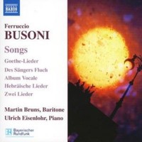 Busoni F. - Songs - Cd - G3Z