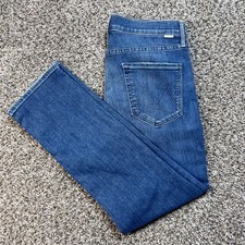 Mother The Mid Rise Dazzler Ankle Women's 31 Jeans Wish On A Star Slim Straight