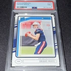 Panini 2024 Donruss Rated Rookie Drake Maye #379 PSA 9 Patriots NFL Card
