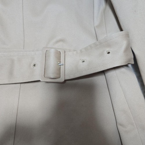 A.P.C. Gabardina Mujer S Beige Talla 38 Edición Limitada Estilo Refinado Minimalis - Imagen 7 de 8