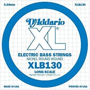 D’Addario XLB130 Nickel Wound Bass Guitar String .130 Long Scale | eBay
