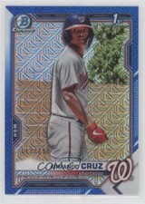 2021 Bowman Chrome Prospects Mega Box Blue Mojo Refractor /150 Armando Cruz fc1