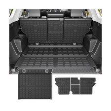 powoq Cargo Mat Compatible with 2010-2024 Toyota 4Runner Back Seat Protector ...