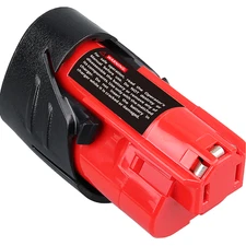 12V 2.0 AH LITHIUM BATTERY FOR MILWAUKEE M12 M12B5 M12B6 48-11-2411 48-11-2412