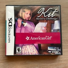 Nintendo DS American Girl - Kit Mystery Challenge Game CIB (Tested, Working)