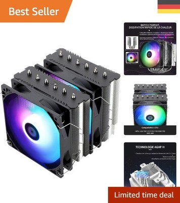 Peerless Assassin 120 SE ARGB CPU-Luftkühler mit 6 Heatpipes & 2 Lüftern