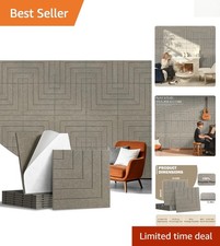 Stylish Geometric Acoustic Wall Panels - Sound Absorbing  Noise Reducing