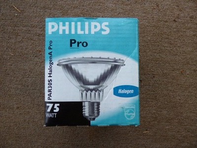 Philips Reflektorlampe Halogen PAR 30, E27, 75W, 30° FL, HalogenA,