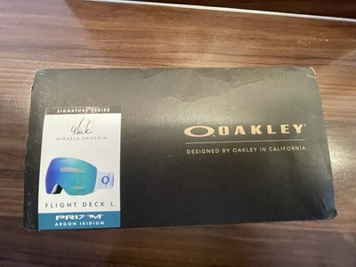 Oakley Flight Deck L   Mikaela Shiffrin Signature   Prizm Argon Iridium   NEU