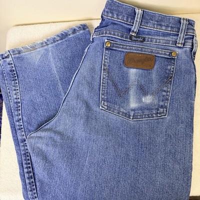 Vintage Wrangler Original Fit Cowboy Cut Rigid Jeans Men's 34x32 Made in USA