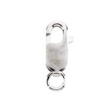 Sterling Silver Lobster Clasp 16 mm x 6.2 mm With Spring Ring