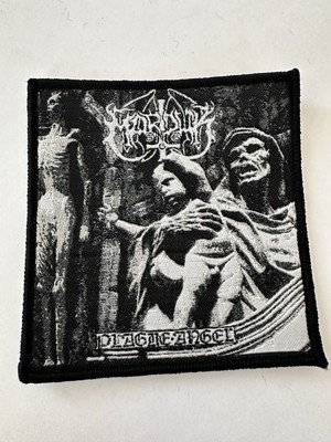MARDUK, PLAGUE ANGEL, BLACK BORDER, 4X4 INCHES, WOVEN PATCH