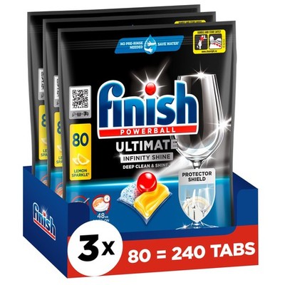 Finish Ultimate Infinity Shine Citrus Spülmaschinentabs 240 Finish Tabs (3 x80)