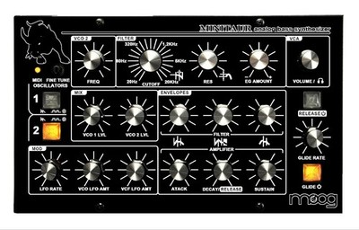Moog Minitaur Skin | Black | Protective Decal | StyleFlip