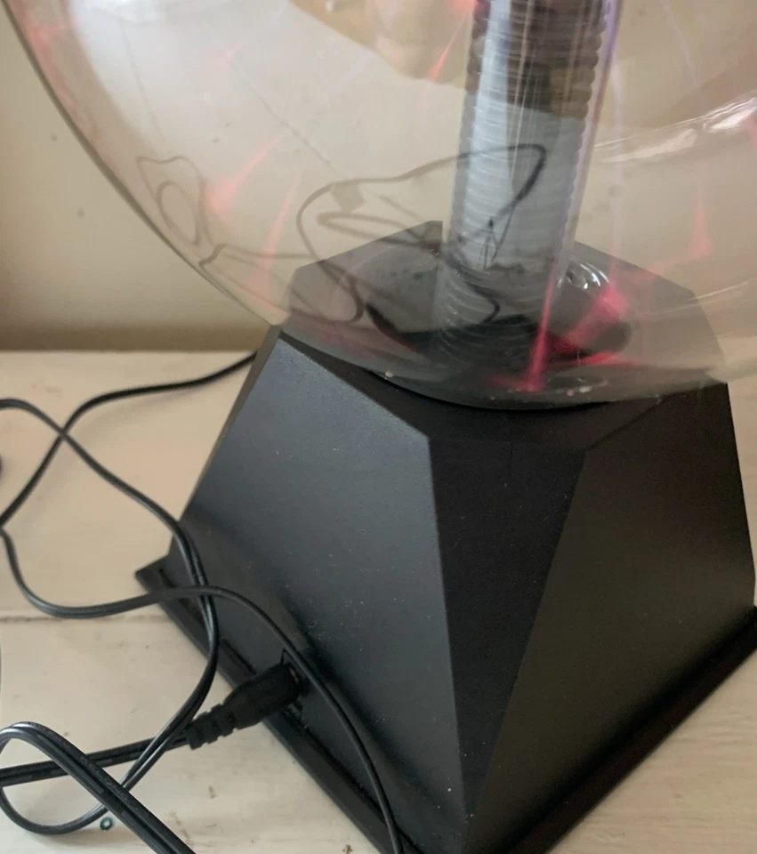 7" Nebula Plasma Ball Touch & Sound Motion Disco Party Light Globe Retro - Image 3 of 4