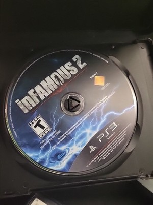 inFAMOUS 2 PS3 PlayStation 3 Game Tested Working Disc Only
