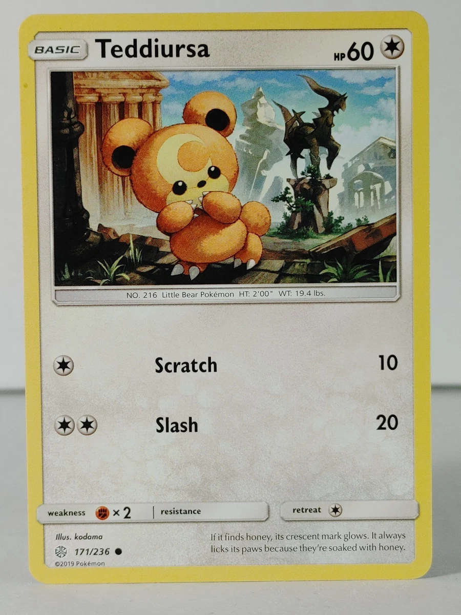 Teddiursa Pokémon TCG Cards for sale | eBay