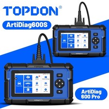 2026 Topdon Ad600s Pro Obd2 Scanner Car All System Diagnostic Tool Abs Srs Tcm