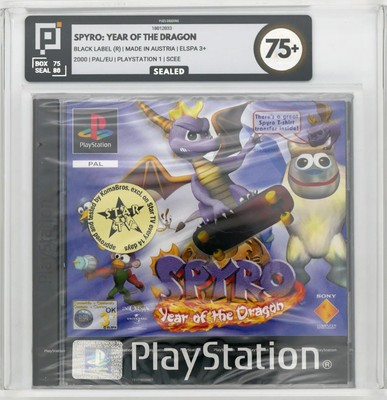 Spyro: Year Of The Dragon Pixel 75+ Black Label **PS1 Playstation 1 NEU (no VGA)